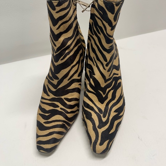 Sam Edelman Samantha womens ankle boots zebra print leather upper - Picture 3 of 8
